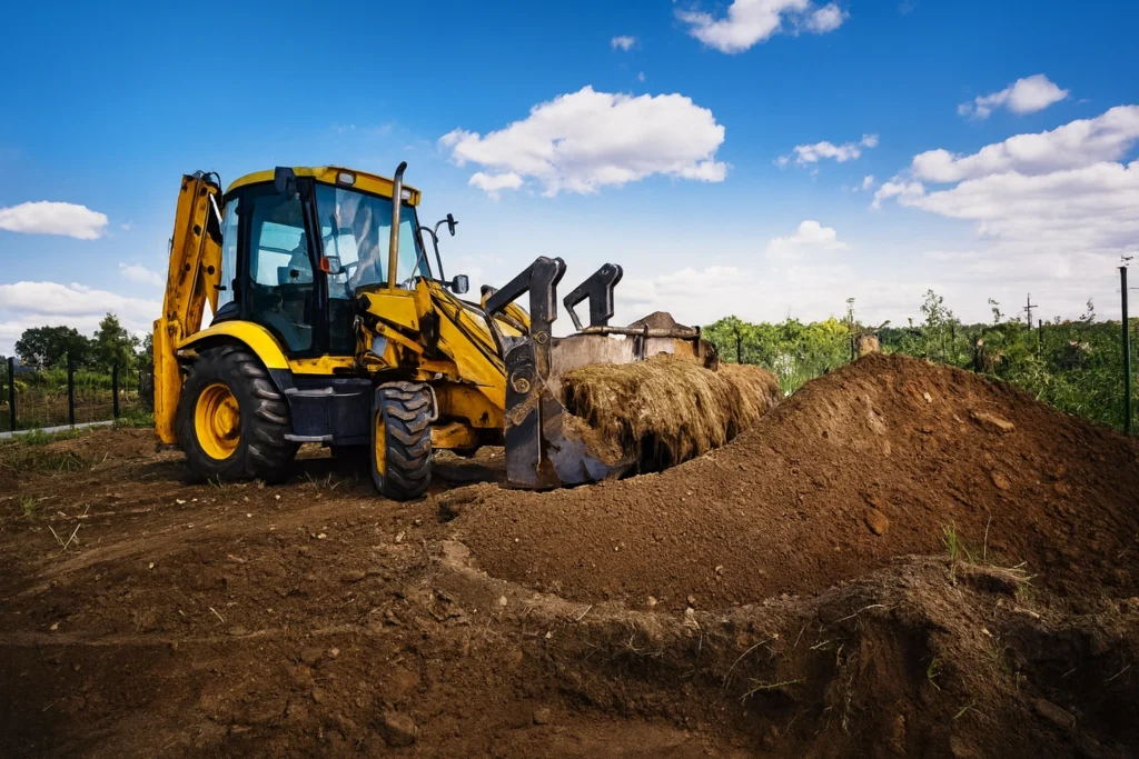 backhoe loader