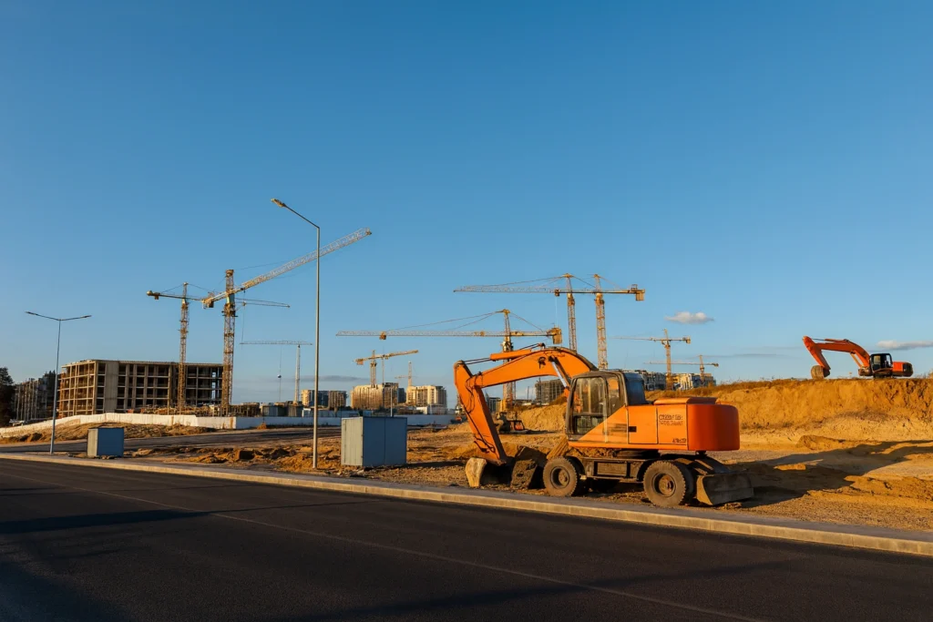 construction cranes